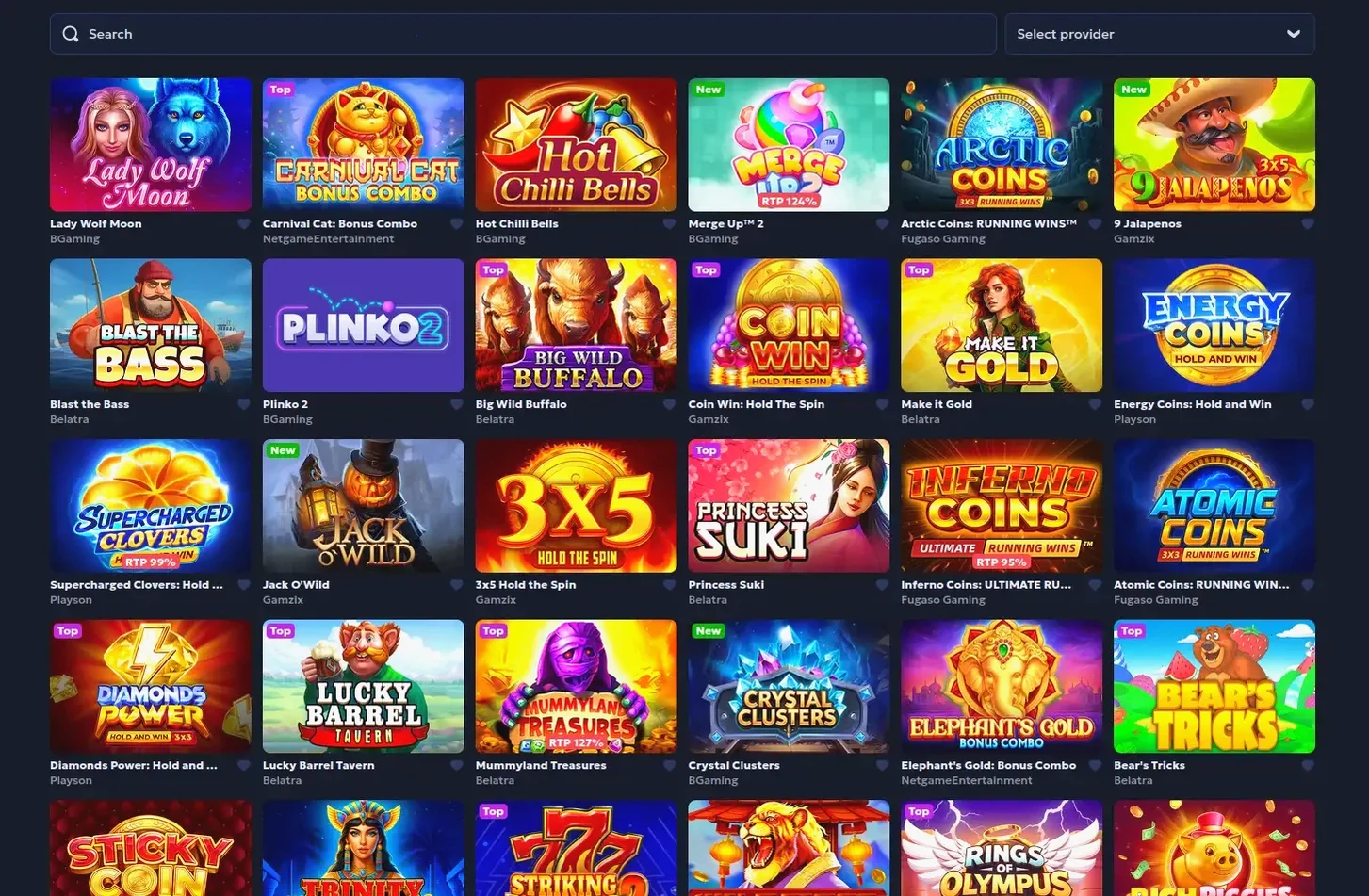 Wonderluck Bonusprogramm Übersicht