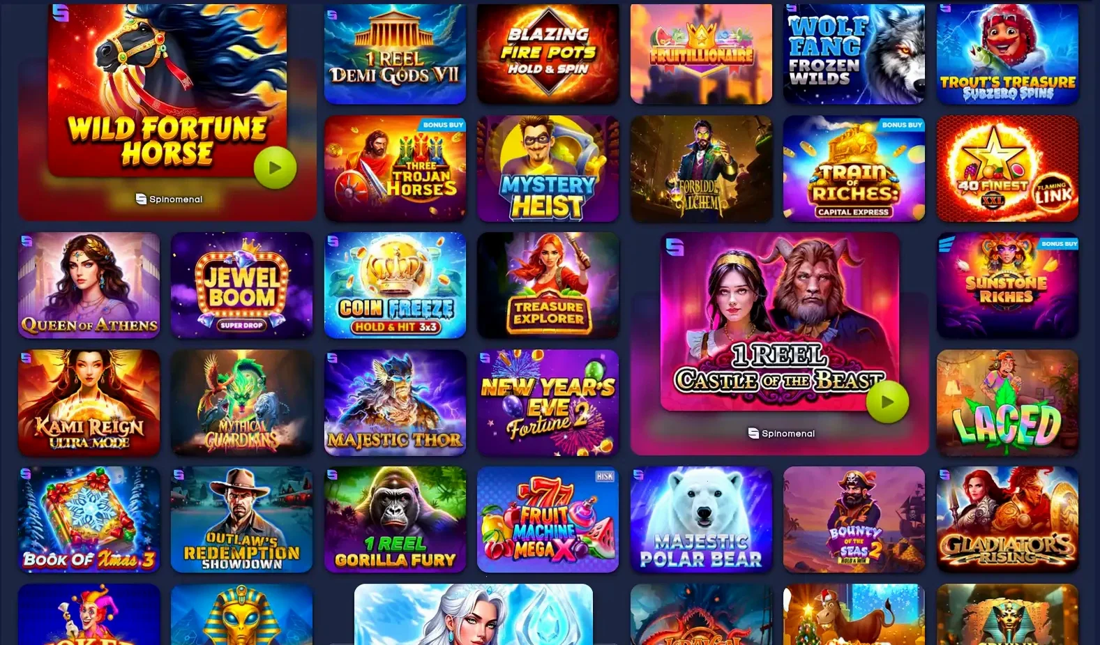 Wonderluck Mobile App Slots Übersicht